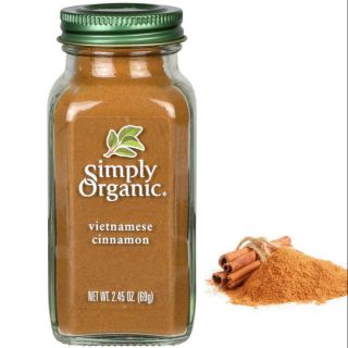 Bột quế hữu cơ simply organic 69g