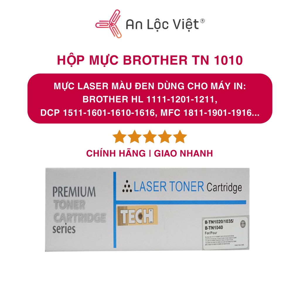 Hộp mực Brother TN 1010 dành cho các dòng máy in Brother