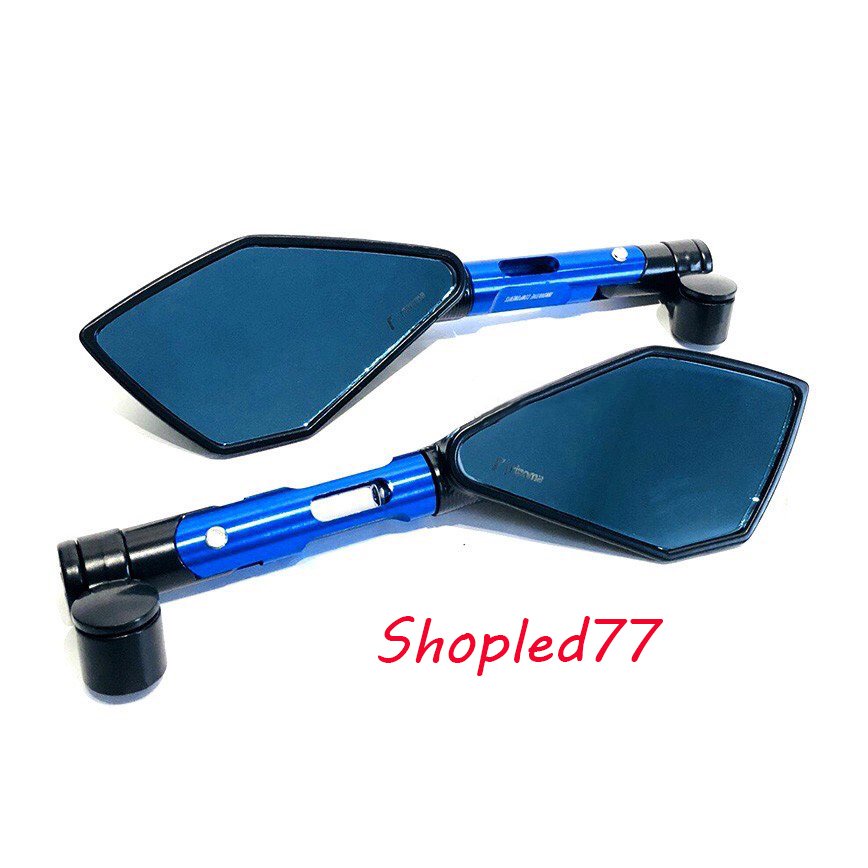 Gương 5 Cạnh L1 Đủ Màu Cho Mọi Loại Xe Máy Rizoma Nhôm CNC