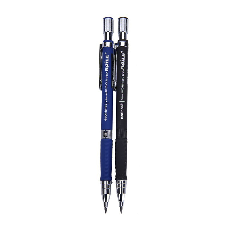 Hộp Đựng Bút Chì Màu Đen Ngòi 2.0mm Cho Học Sinh