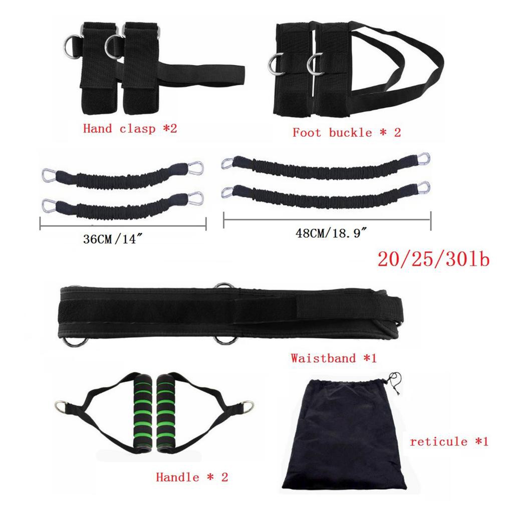 Speed Strength Agility Training Strap Boxing Training Resistance Band 20lbs