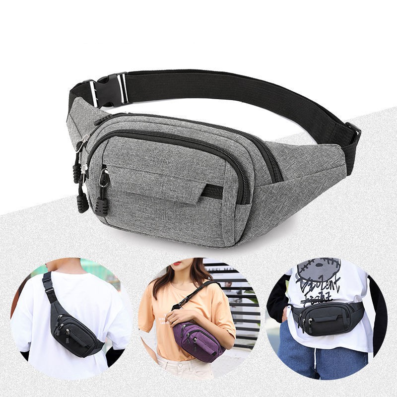 Túi đeo chéo bao tử nam nữ thời trang nhiều ngăn tiện lợi BE41