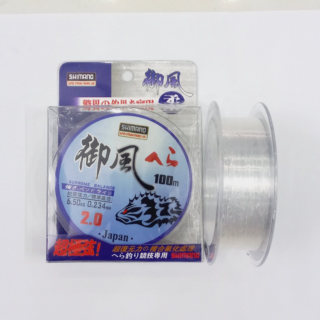 Cước SHIMANO 100m Đủ Số, Tải Cá Cao