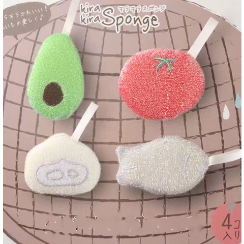 Miếng Bọt Biển Rửa Chén Hình Hoạt Hình