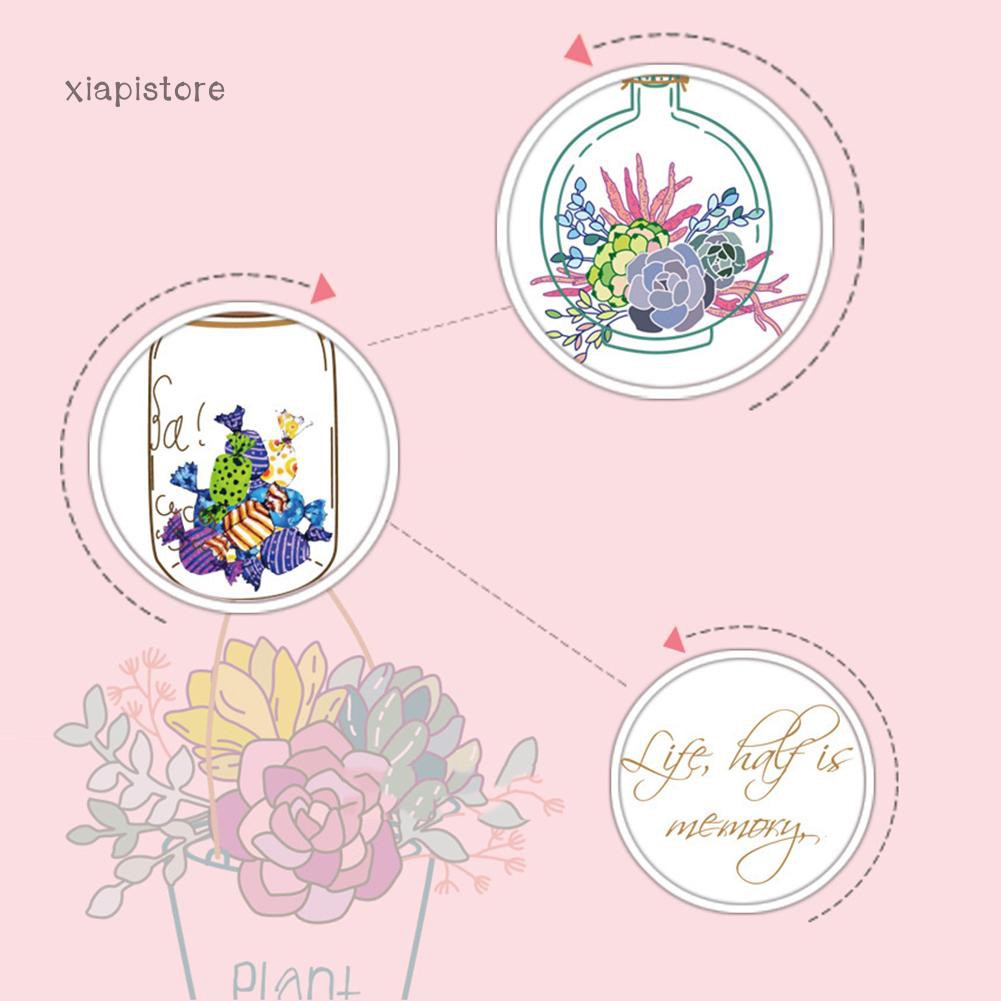 Sticker dán tường hình chậu cây thời trang