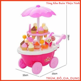 ĐỒ CHƠI XE ĐẨY BÁN KEM CÓ NHẠC