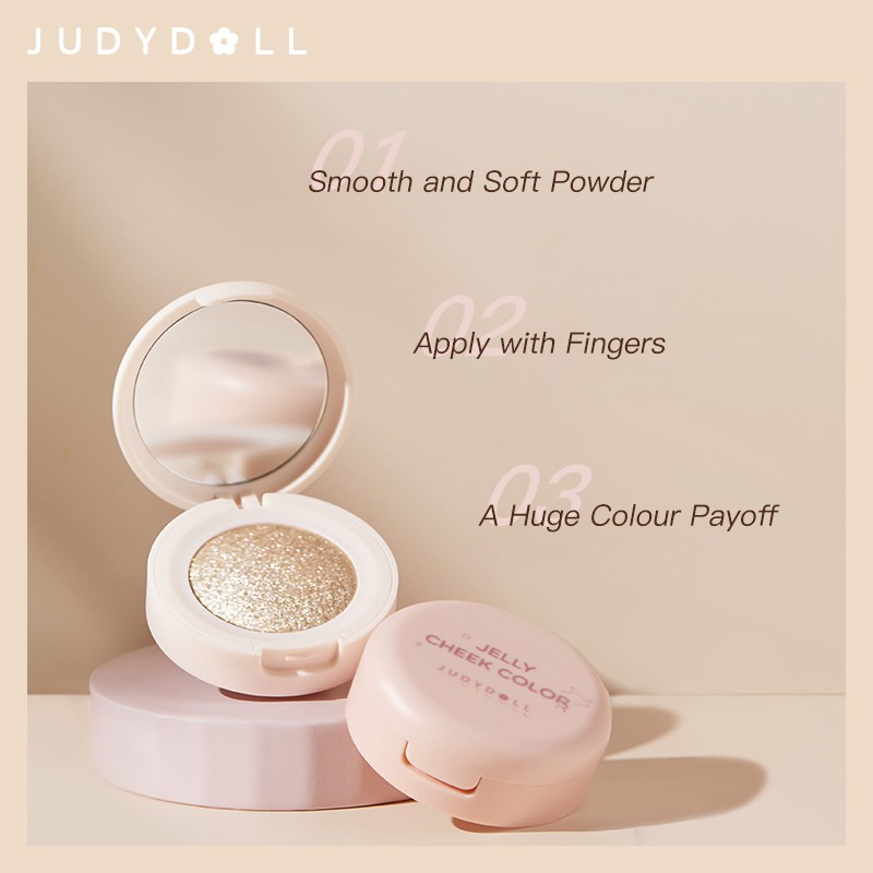 Phấn má hồng bắt sáng Judydoll thiết kế jelly 4.5g