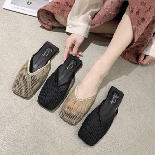 Free ship Dép sục nữ thiết kế lưới thoáng khí êm chân hàng vn