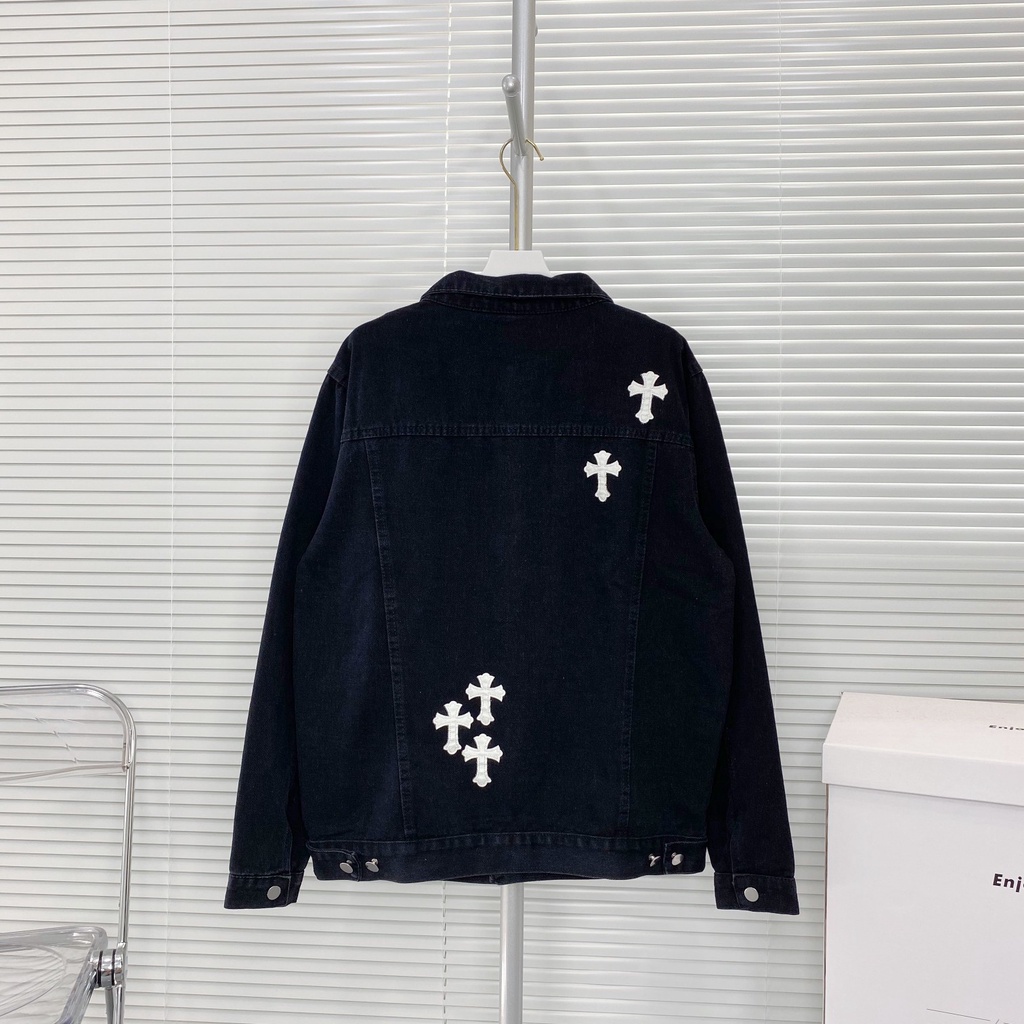 Áo Jeans Jacket Chrome Heart1 FW22