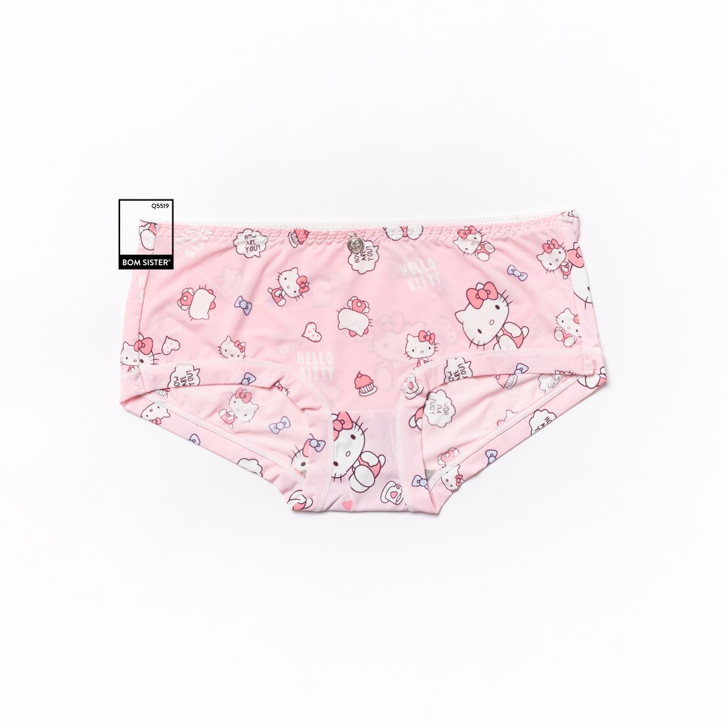  Quần Lót Su Gấp Viền Hoạ Tiết Dễ Thương Lưng Thấp Phần 3 BOM SISTER Q5519 | BigBuy360 - bigbuy360.vn