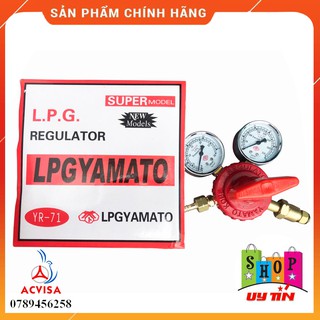 Đồng hồ khí Oxy + Gas Yamato - điều áp khí gas và oxy hàn cắt gió đá