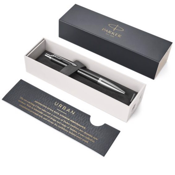 [Chính Hãng] Bút bi cao cấp Parker Urban PRM Đ-Ebony Metal TB4-1975459 (Hàng Nhập Khẩu)