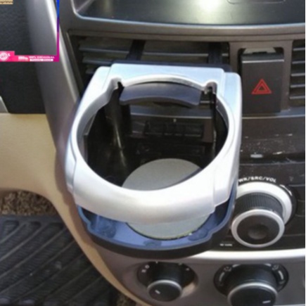 Giá đỡ ly gắn lỗ thông gió máy lạnh trên xe hơi ô tô khay đựng cốc chứa chai nước uống tách cà phê nhựa khe điều hòa