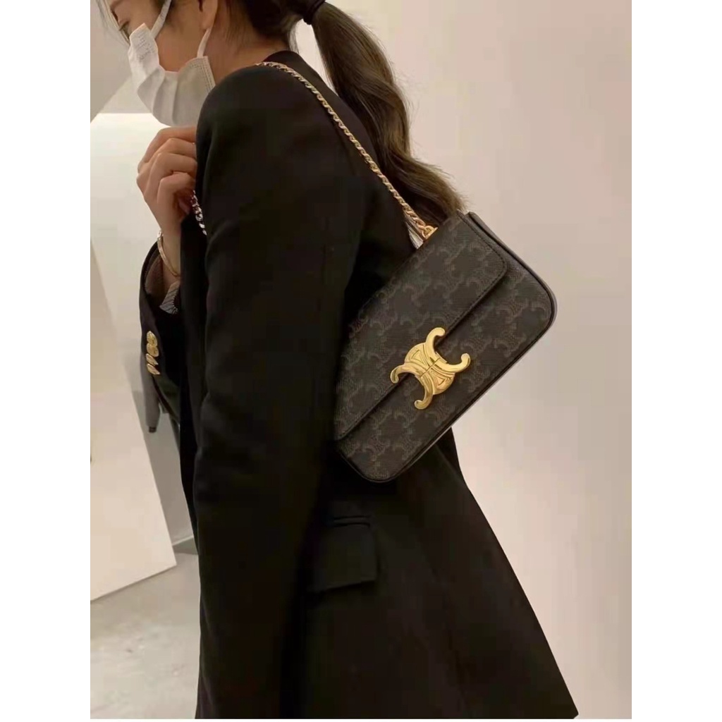 Bán Sỉ Túi Đeo Vai Có Dây Xích Đeo Vai Hình Cung de Triomphe Kết Cấu Cao Cấp Thời Trang Cho Nữ