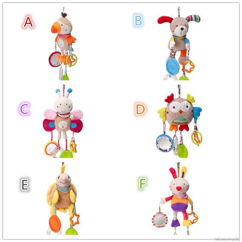 Đồ chơi thú bông gắn xe đẩy em bé