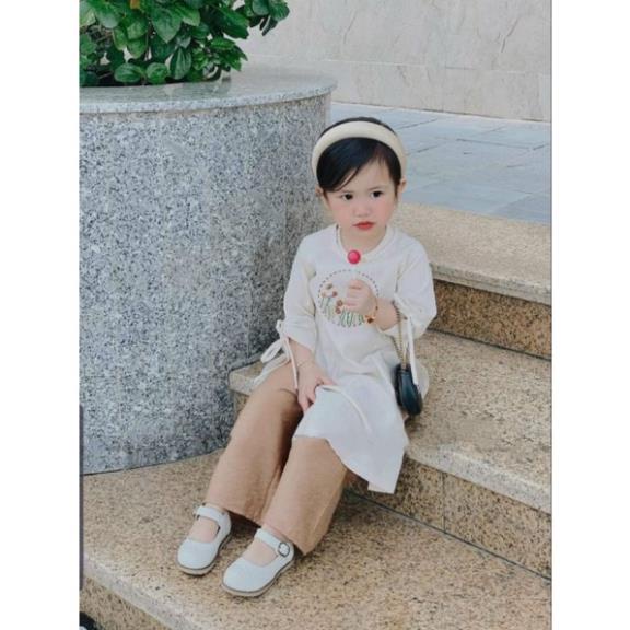 Sét áo dài bé gái cao cấp đẹp hàng thiết kế . áo dài cao cấp giá sỉ