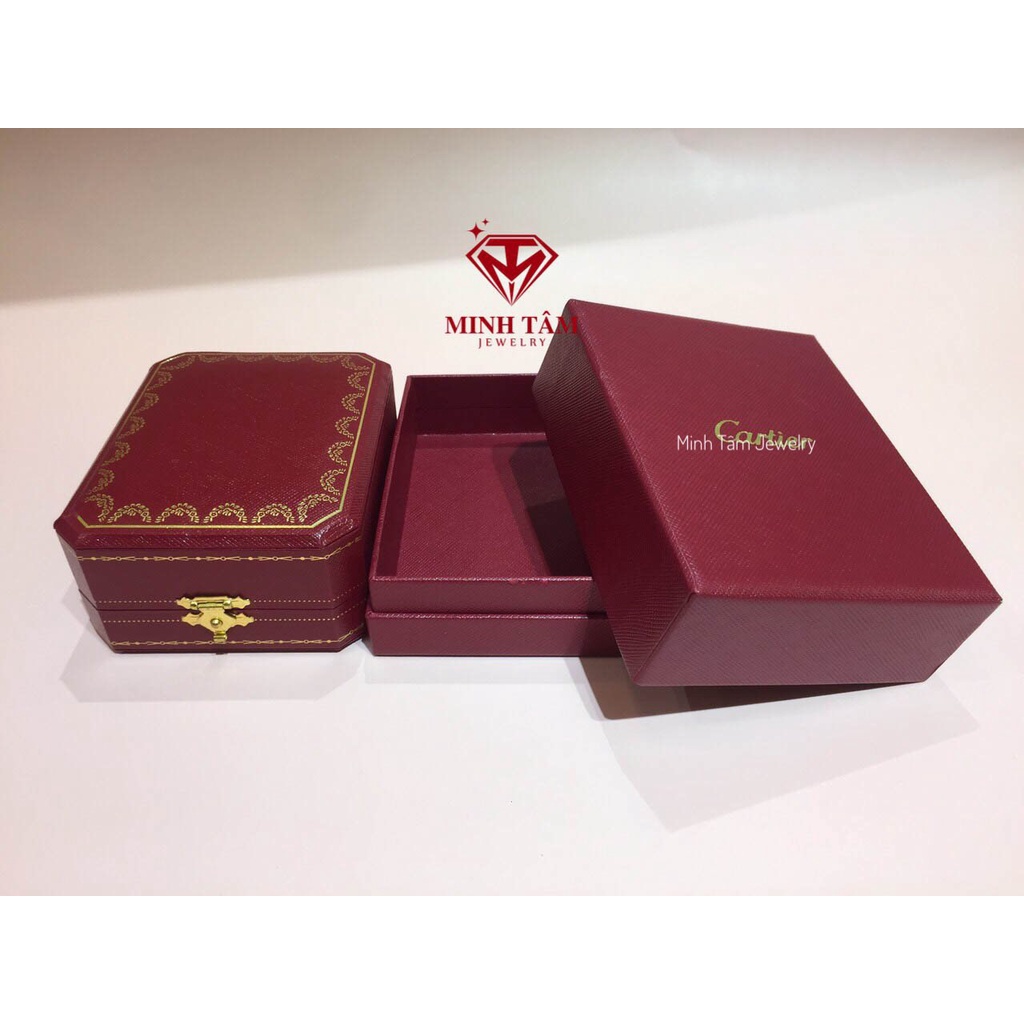 Hộp đựng nhẫn cưới cao cấp Carter,Hộp đựng nhẫn đôi cao cấp Minh Tâm Jewelry