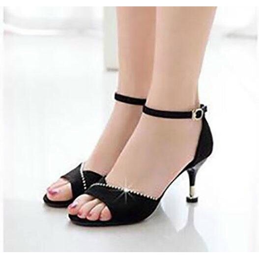 GIÀY CAO GÓT 7P ĐÍNH KIM SA CỰC ĐỈNH ĐẸP LẮM