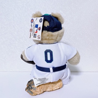 [STARBUCKS US] - GẤU BÔNG MLB BASEBALL MARINERS (SEATTLE) TEAM BEARISTA BEAR 2003