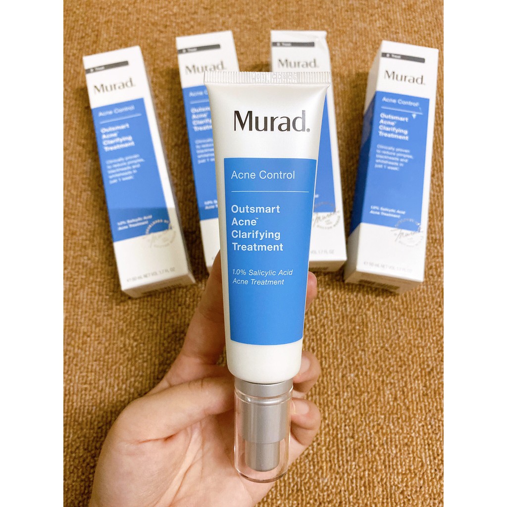 Serum cân bằng da dầu, xóa mụn Murad Outsmart Acne Clarifying Treatment 50ml