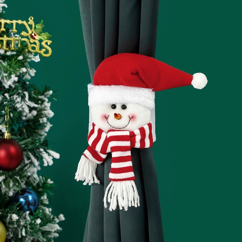 Khóa Rèm Cửa Sổ Phòng Khách Hình Ông Già Noel / Người Tuyết / Chim Cánh