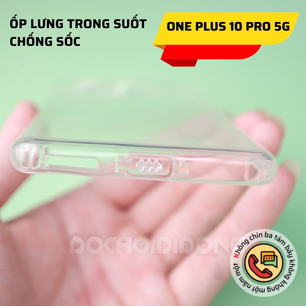 Ốp Lưng Dẻo Trong Suốt Cho Oneplus 10 Pro 5g Chống Sốc Bảo Vệ Camera