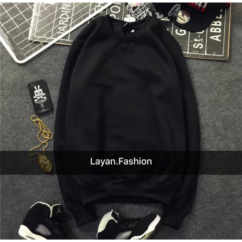 ÁO SWEATER TRƠN NAM NỮ | BigBuy360 - bigbuy360.vn