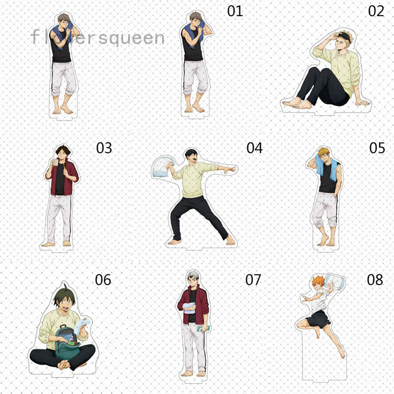 flowersqueen Mẫu Hình Nhân Vật Hinata Kageyama Tzukishima Sugawara Chân Thật