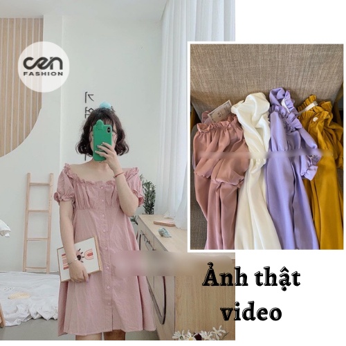 Đầm trễ vai hang cúc siêu xinh CEN FASHION