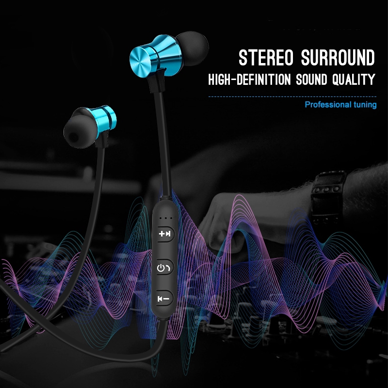 Magnetic Bluetooth4.2 Earphone XT11 Sport Wireless Earbuds Stereo Bass with MicHeadset | BigBuy360 - bigbuy360.vn