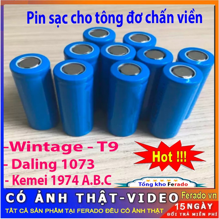 Tông đơ cắt tóc - cạo râu - bấm viền - Tông đơ chấn viền sạc điện cầm tay Pin rời