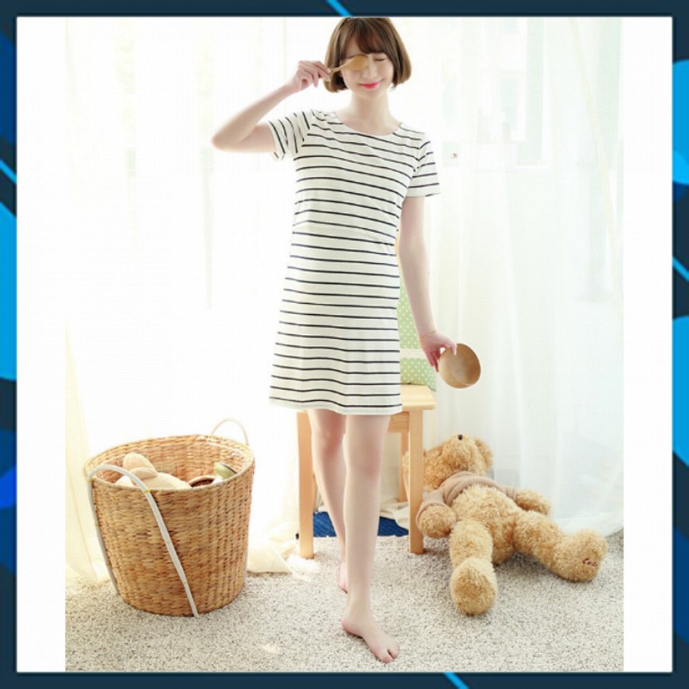 {XẢ KHO} Váy bầu đa năng chất cotton cực đẹp