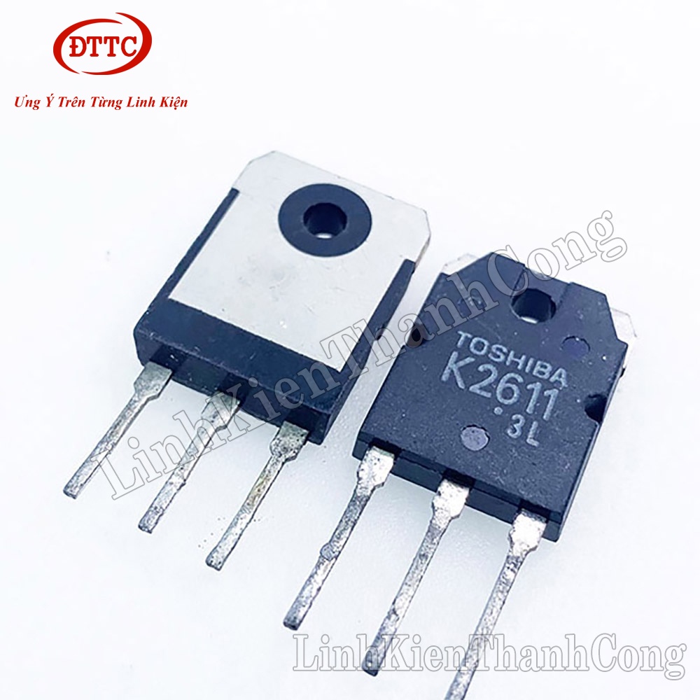 K2611 MOSFET N-CH 9A 900V Tháo Máy