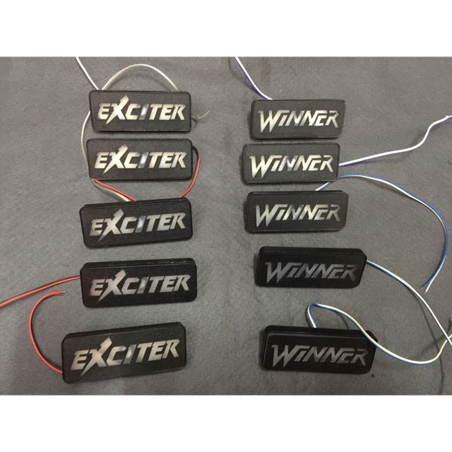 Logo led biển số xe
