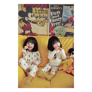 Bg796- set 2 bộ in nhiều micky trắng