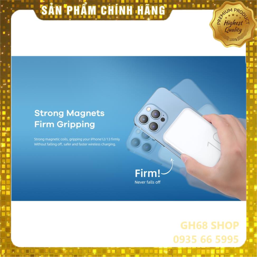 Sạc Dự Phòng Remax Magnetic Sạc Nhanh 20w Remax RPP-65 10000mah - Chính hãng REMAX