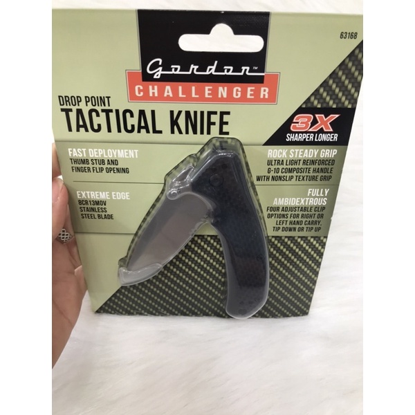 👉Dao bỏ túi Gordon Challenger - Drop Point EDC Pocket -Mỹ