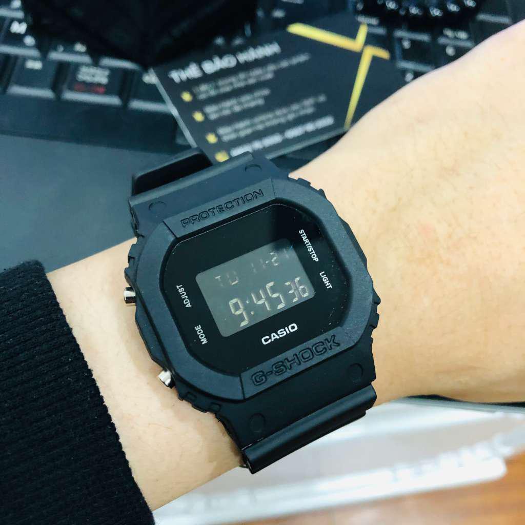 [Thẻ BH 12 Tháng] Đồng Hồ Thể Thao Nam Nữ CASIO G-Shock Dw5600 chống va đập, chống sốc, đèn LED cực đẹp, Màu Đen | BigBuy360 - bigbuy360.vn