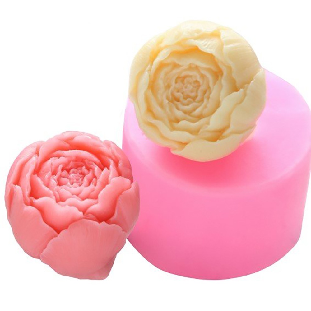 1 Khuôn Làm Bánh / Sô Cô La Hình Hoa Hồng 3D Bằng Silicone