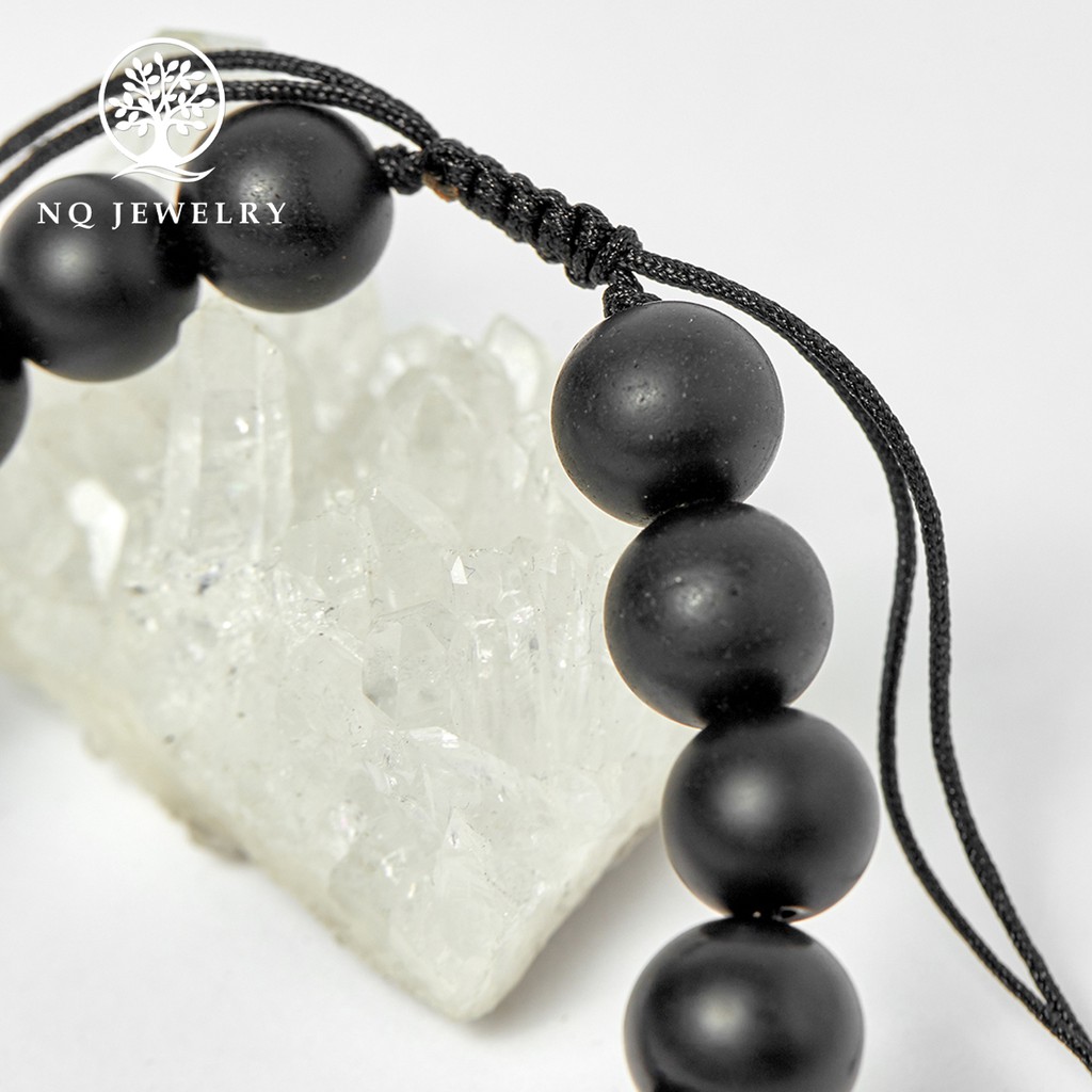 Vòng tay phối charm phật hợp kim kết dây - NQ Jewelry