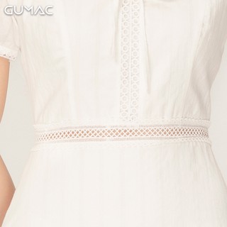 Đầm cổ V đăng ten DA996 GUMAC