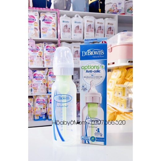 BÌNH SỮA DR.BROWN CỔ HẸP &amp; CỔ RỘNG