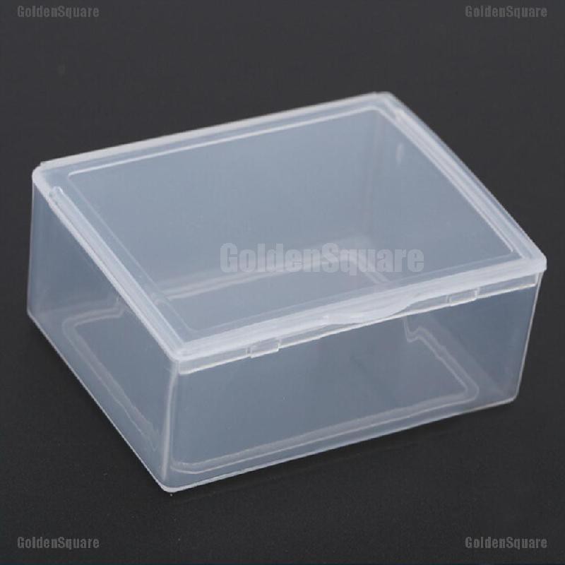 5 hộp nhựa trong suốt hình chữ nhật đựng đồ đa dụng