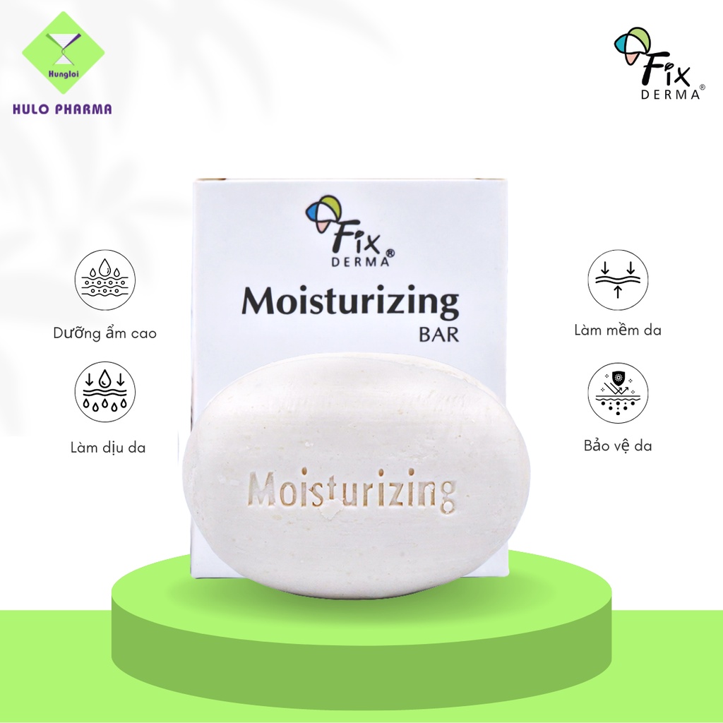 Xà Phòng Dưỡng Ẩm Mềm Mịn Da Fixderma Moisturizing Bar 100g