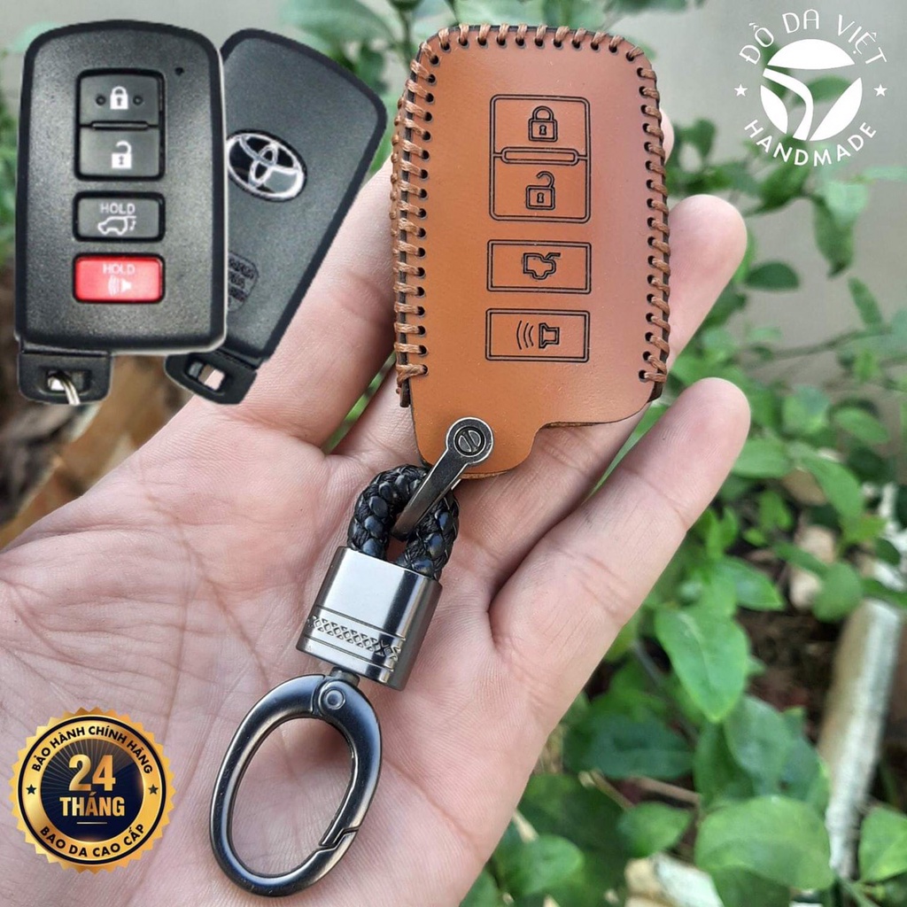 Bao da chìa khoá ô tô ALTIS 2019-2020 VÀ CAMRY 2012-2013. Da thật, bảo hành 2 năm