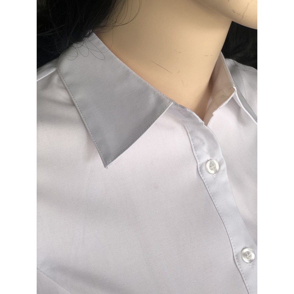 Sơ mi nữ dài tay/FREESHIP EXTRA/ sơ mi trắng trơn 37-55kg
