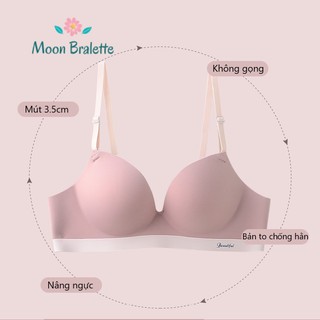 [ HÀNG CAO CẤP ] Áo ngực đúc su KHÔNG gọng PUSH UP nâng ngực tự nhiên, dây quai bản to AS160