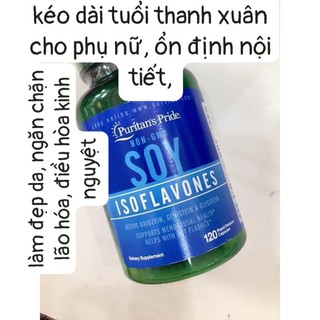 TINH CHẤT MẦM ĐẬU NÀNH Non Gmo Soy Isoflavones 60v & 120v