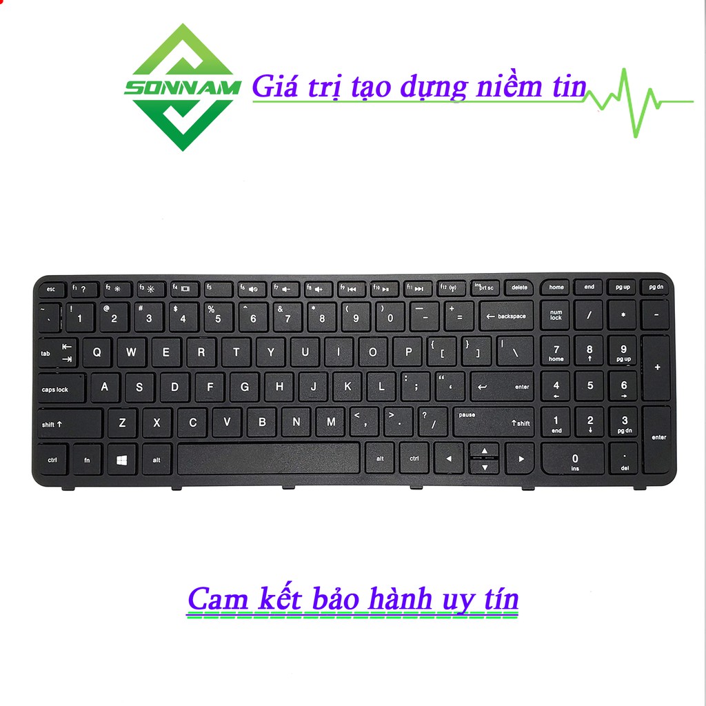 Bàn Phím Laptop HP 350-G1, 350-G2, 355-G2 350-G1 350-G2 355-G2 - Bảo Hành Đổi Mới 9 Tháng
