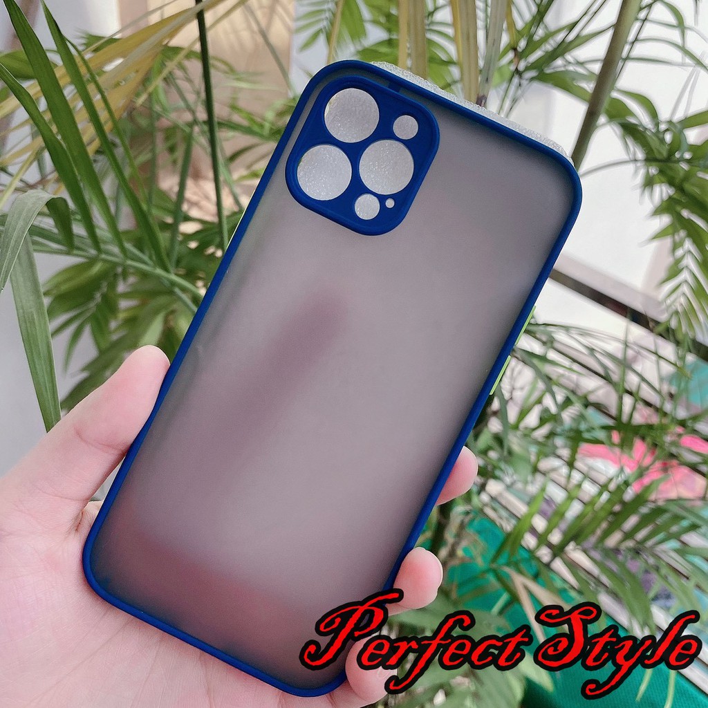 Ốp lưng IPhone 12 mini / iphone 12 / iphone 12 pro / iphone 12 pro max cao su non trong nhám viền màu